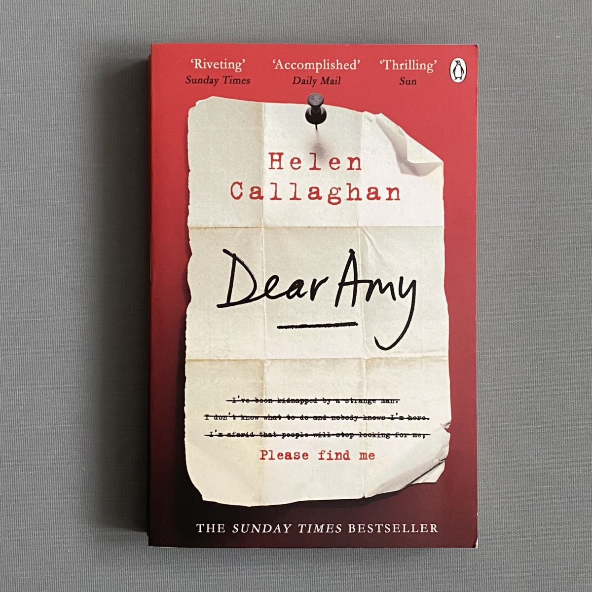 Dear Amy By Helen Callaghan