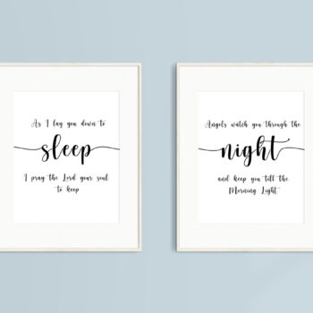 Set of 2  Prints - A Mother's Prayer