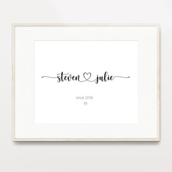 Minimal Family / Couple Print