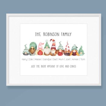 Personalised Gnome/Gonk Print